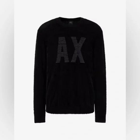 ARMANI EXCHANGE - Brand print Crew Neck pull over - Picture 4 of 10